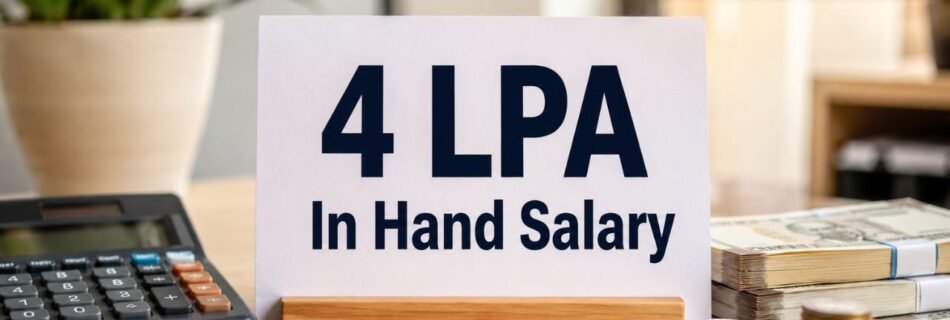 4 LPA In Hand Salary
