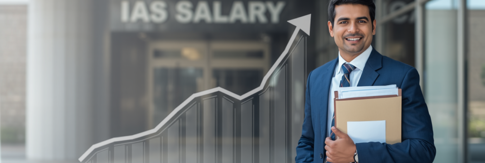 IAS salary per month in India showing officer career growth and salary progression