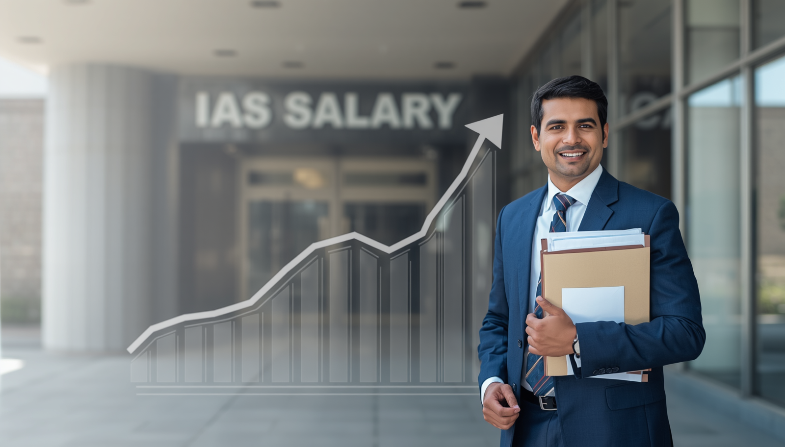 IAS salary per month in India showing officer career growth and salary progression