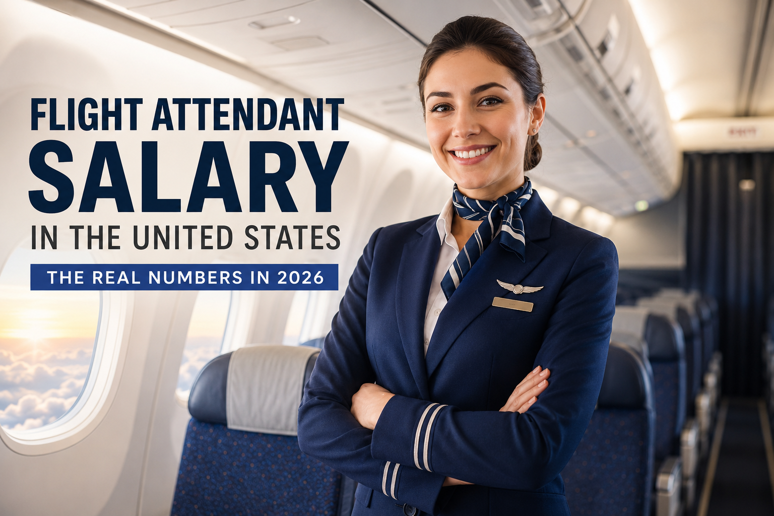 Flight attendant salary in the United States 2026