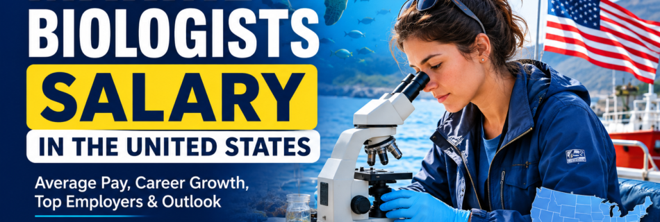 Marine biologists salary in the United States 2026