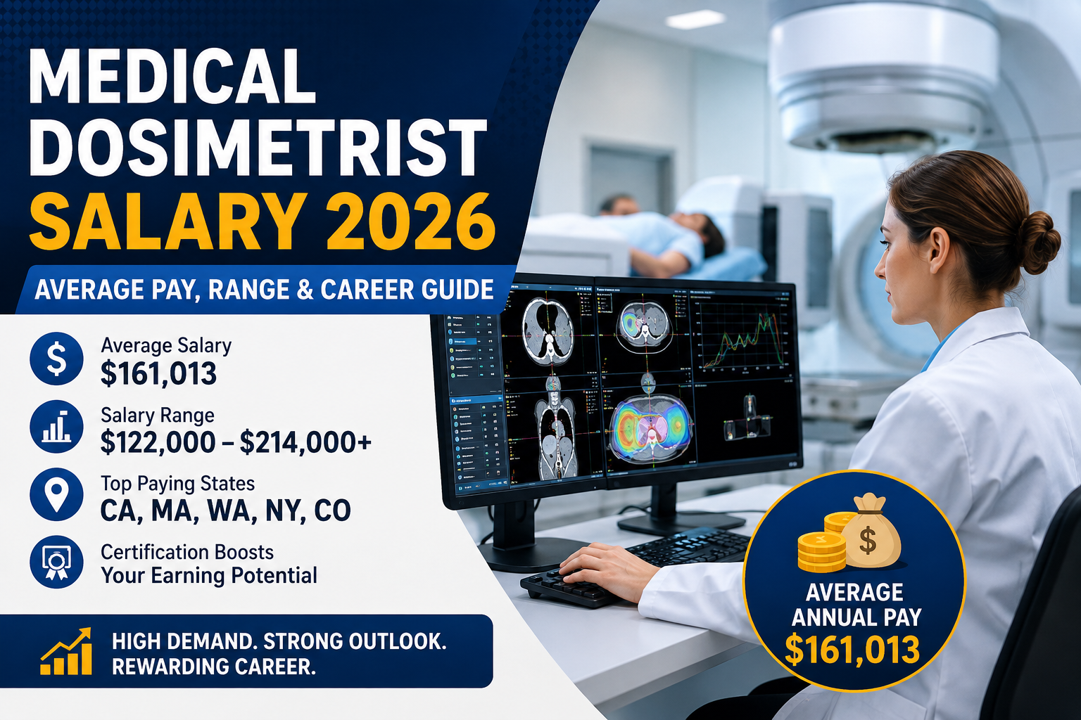 Medical dosimetrist salary 2026 average pay and salary range