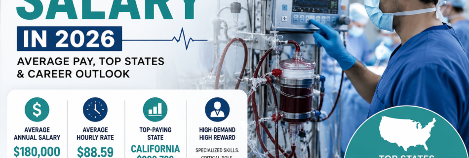 Perfusionist salary in 2026 showing average pay and top-paying states
