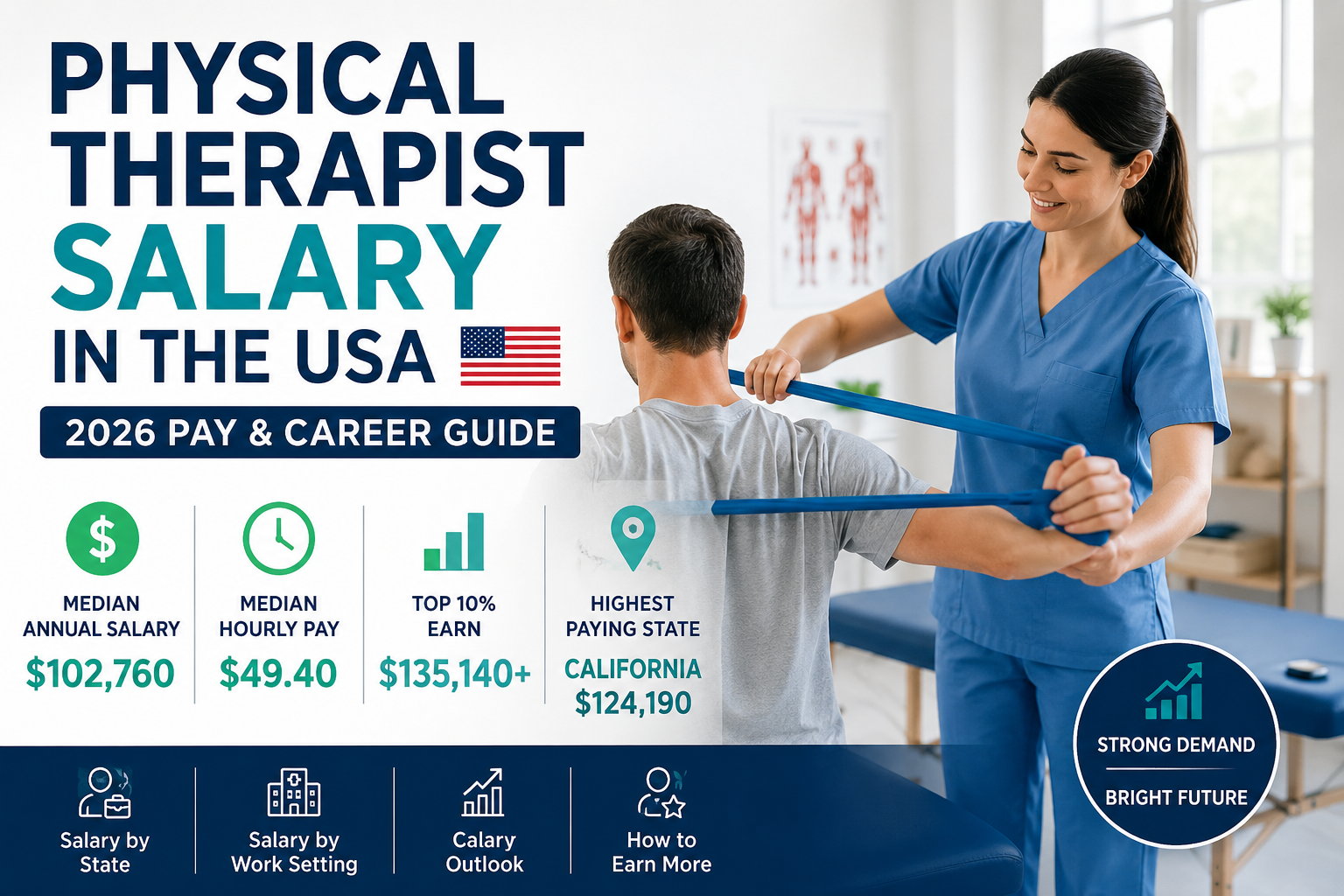 Physical Therapist Salary in USA 2026