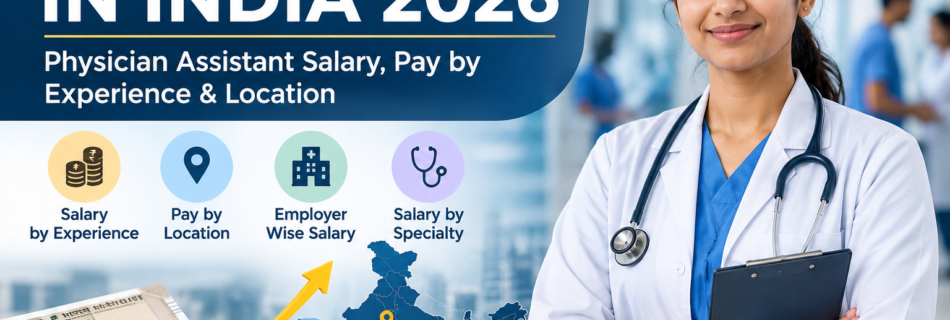 PA salary in India 2026 – Physician Assistant salary by experience and location